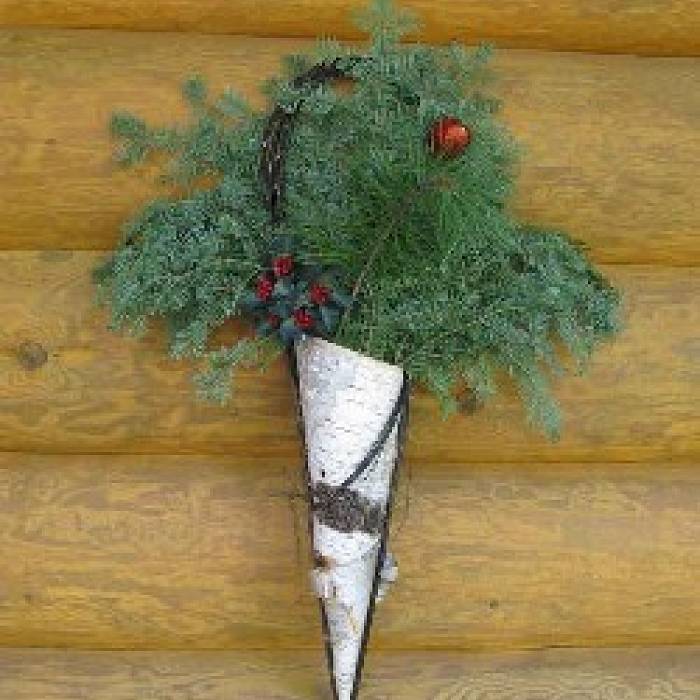 Teaser image for Hanging Birch Bark Baskets