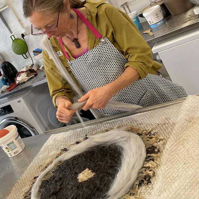 Teaser image for Natural Wet Felting with Local Wool  
