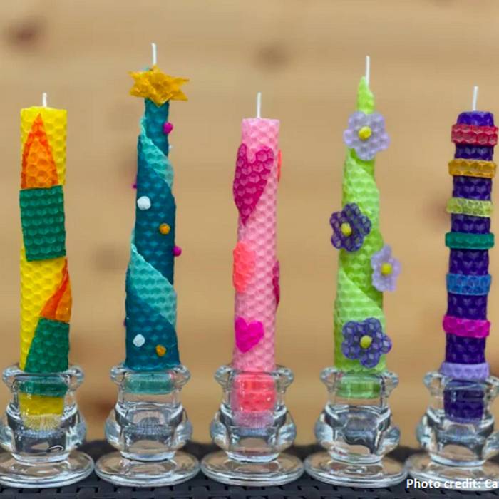 Teaser image for Kids Only - Beeswax Candle Making 
