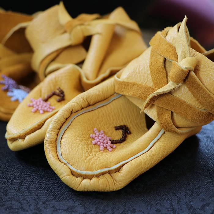 Teaser image for Anishinaabe-Style Beaded Baby Moccasins