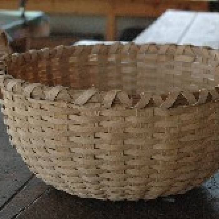 Teaser image for Round-Bottomed Black Ash Bushel Basket