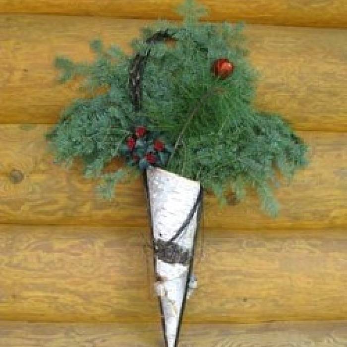 Teaser image for Holiday Hanging Birch Bark Baskets: Birch Bark Basketry for Families