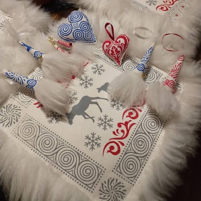 Teaser image for Skinnfell: Norwegian Wood Block Printed Sheepskins
