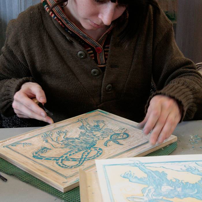 Teaser image for Woodblock Printmaking